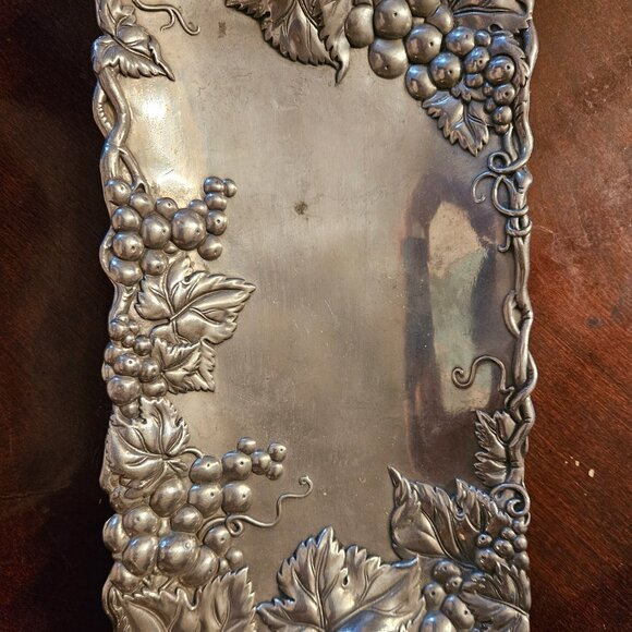 Arthur court 1996 cast aluminum grapevine tray - Picture 2 of 4